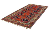 Yalameh - Qashqai Persian Carpet 283x145 - Picture 2