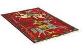 Bijar - Kurdi Persian Carpet 143x94 - Picture 1