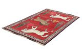 Qashqai - Gabbeh Persian Carpet 197x125 - Picture 2