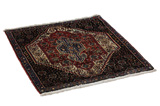 Senneh - Kurdi Persian Carpet 90x81 - Picture 1