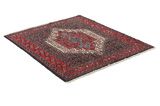 Senneh - Kurdi Persian Carpet 135x127 - Picture 1
