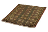 Koliai - Kurdi Persian Carpet 100x83 - Picture 2