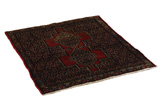 Senneh - Kurdi Persian Carpet 90x76 - Picture 1