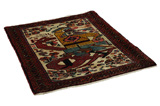 Bijar - Kurdi Persian Carpet 112x88 - Picture 1