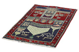 Bijar Persian Carpet 101x68 - Picture 2